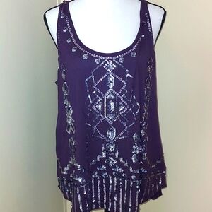 Express Deep Purple Blouse